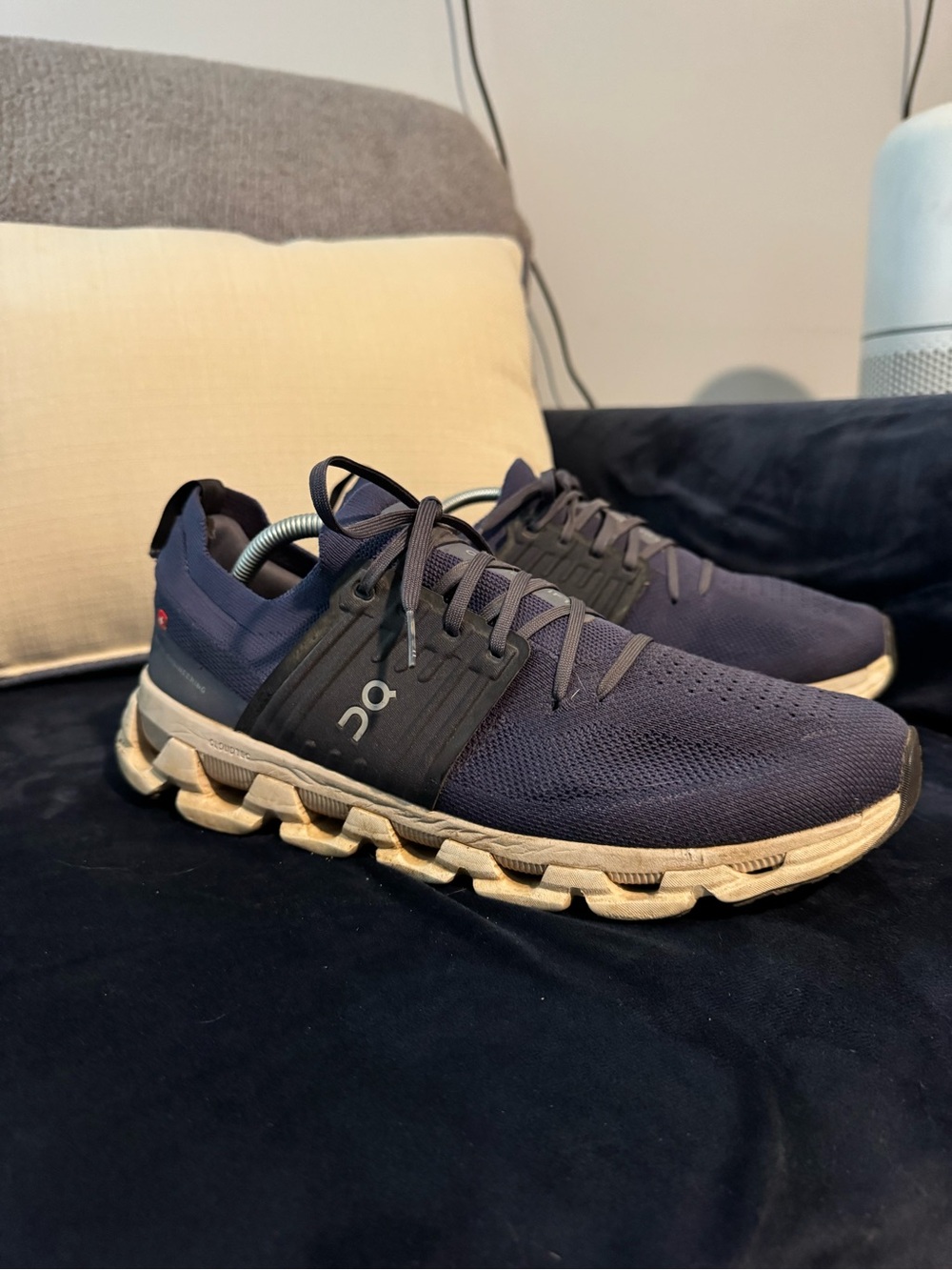 On Cloud Men's Athletic Running Shoes - Navy